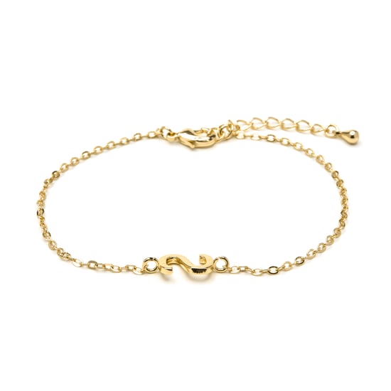 Luxenter Pulsera acabado oro amarillo 18k - Alphabet - Image 1