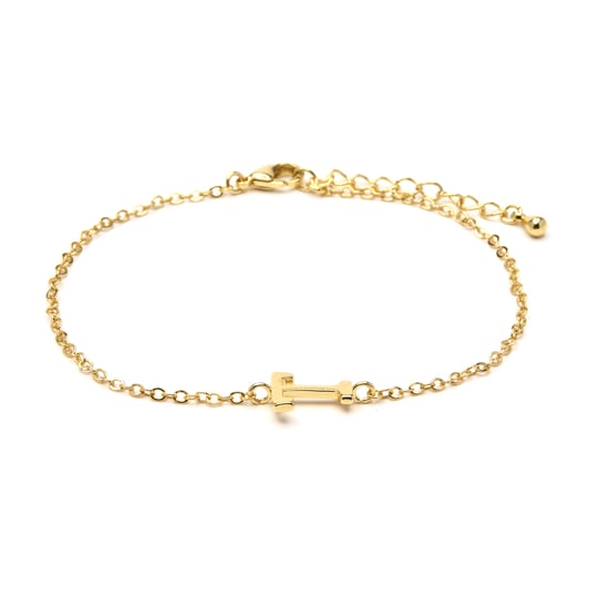 Luxenter Pulsera acabado oro amarillo 18k - Alphabet - Image 1