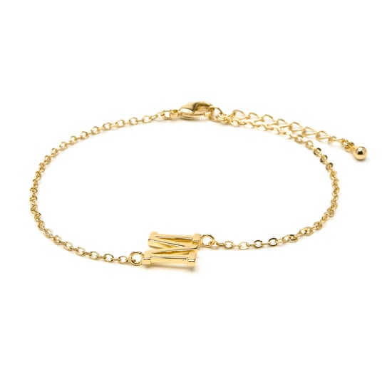Luxenter Pulsera acabado oro amarillo 18k - Alphabet - Image 1