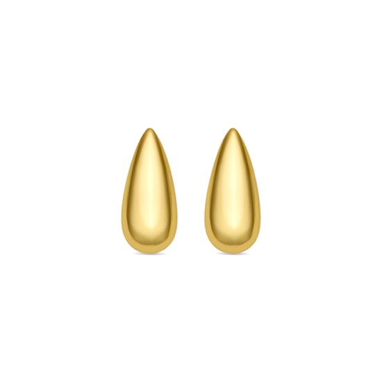 Luxenter Pendientes de Plata de Ley 925 acabado oro amarillo de 18k - Leofra - Image 1