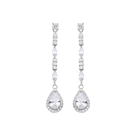 Luxenter Pendientes de Plata de Ley 925 y Circonita Brillante acabados en rodio - Ridya - Image 1