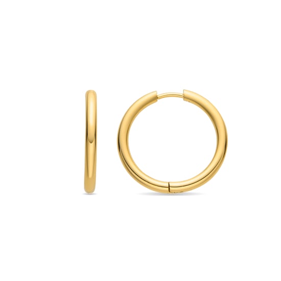 Luxenter Pendientes acabado en oro amarillo de 18k - Basem - Image 1
