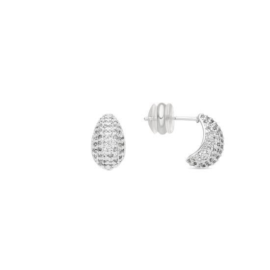 Luxenter Pendientes acabado plata y Circonita Brillante - Kincon - Image 1