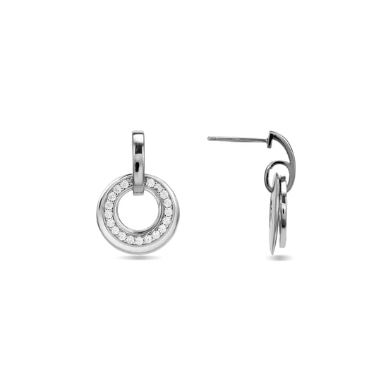 Luxenter Pendientes de Plata de Ley 925 con Circonita Brillante acabados en rodio - Toropo - Image 1