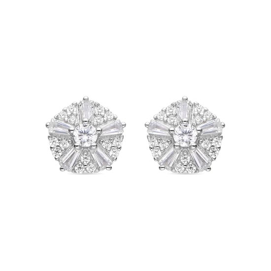 Luxenter Pendientes de Plata de Ley 925 y Circonita Brillante acabados en rodio - Umya - Image 1