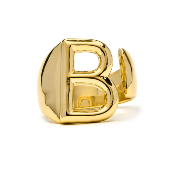 Luxenter Anillo acabado oro amarillo 18k - Alphabet - Image 1