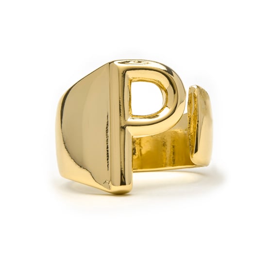 Luxenter Anillo acabado oro amarillo 18k - Alphabet - Image 1
