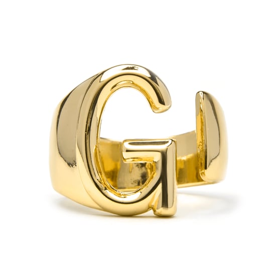 Luxenter Anillo acabado oro amarillo 18k - Alphabet - Image 1