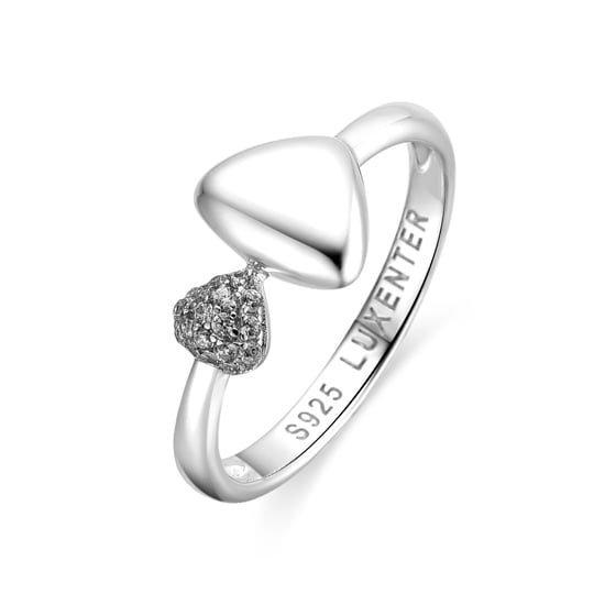 Luxenter Anillo de Plata de Ley 925 y Circonita Brillante acabado rodio - Pesha - Image 1