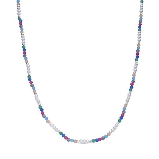 Luxenter Collar de Cristal Multicolor acabado en rodio - Sury - Image 1