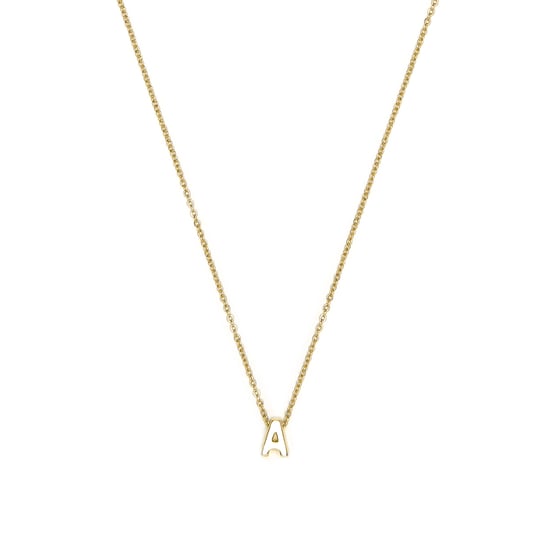 Luxenter Collar acabado oro amarillo 18k - Alphabet - Image 1