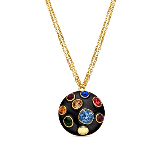 Luxenter Collar con Lacado Negro acabado oro 18k - Yever - Image 1