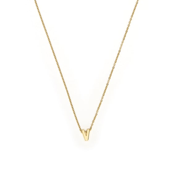 Luxenter Collar acabado oro amarillo 18k - Alphabet - Image 1