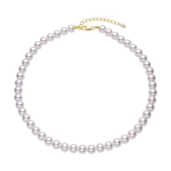 Luxenter Collar con Perla Blanca acabado oro 18k - Jamel - Image 1