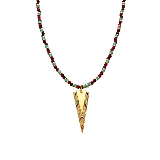Luxenter Collar con Circonita Multicolor acabado oro 18k - Colix - Image 1