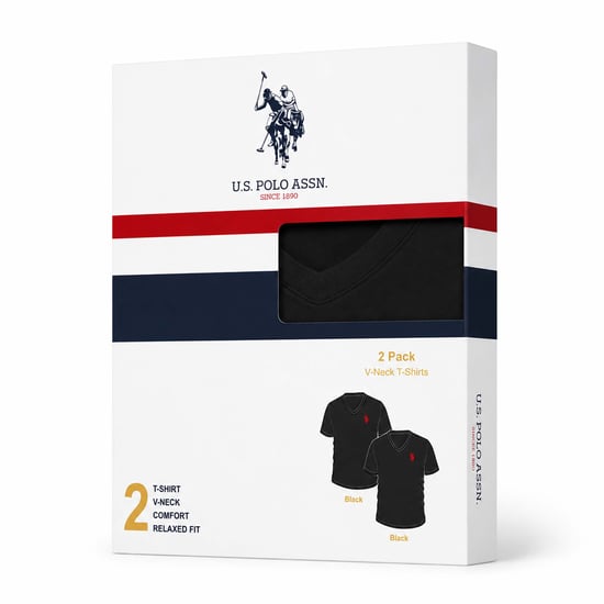 Pack de 2 camisetas V-neck para hombre U.S. Polo Assn. - Image 5