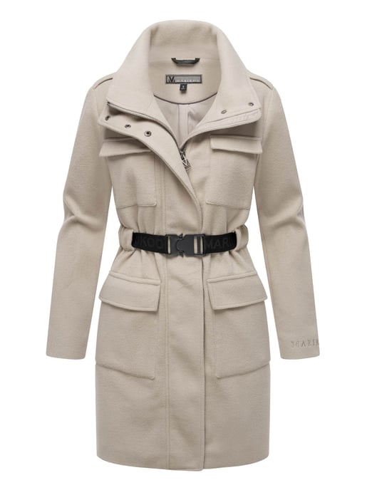 Abrigo de invierno para mujer Marikoo Tanokoo con cinturón elástico - Image 1
