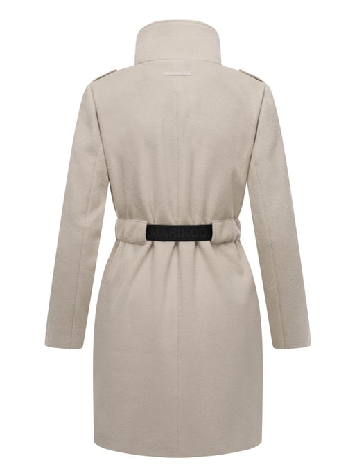 Abrigo de invierno para mujer Marikoo Tanokoo con cinturón elástico - Image 4