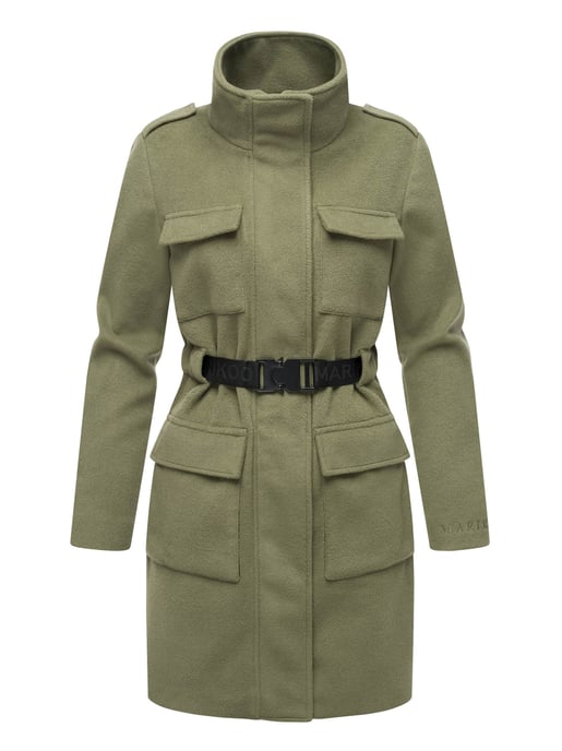 Abrigo de invierno para mujer Marikoo Tanokoo con cinturón elástico - Image 2