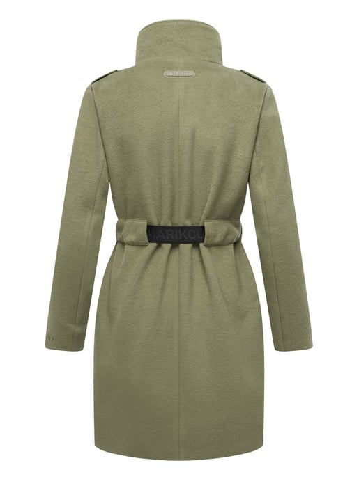 Abrigo de invierno para mujer Marikoo Tanokoo con cinturón elástico - Image 4