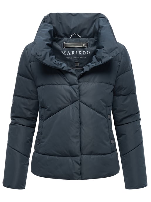 Chaqueta acolchada corta Marikoo con botones a presión – Jalliaa - Image 1