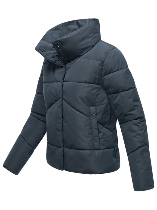 Chaqueta acolchada corta Marikoo con botones a presión – Jalliaa - Image 3