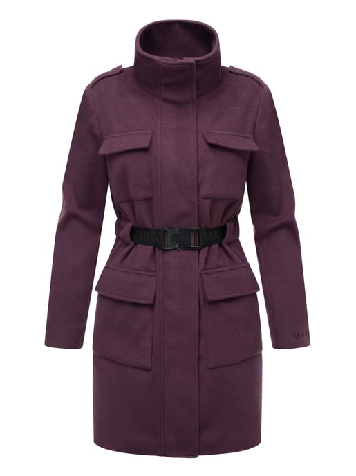 Abrigo de invierno para mujer Marikoo Tanokoo con cinturón elástico - Image 2