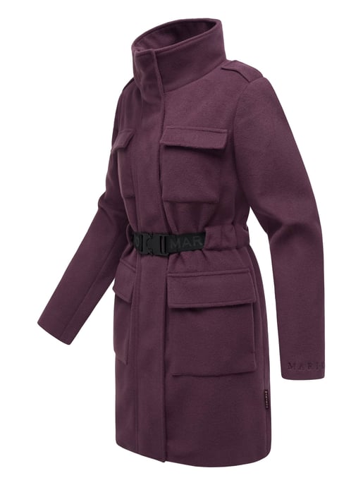Abrigo de invierno para mujer Marikoo Tanokoo con cinturón elástico - Image 3
