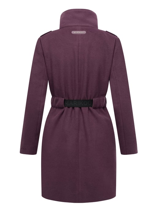 Abrigo de invierno para mujer Marikoo Tanokoo con cinturón elástico - Image 4
