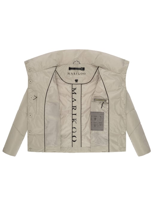 Chaqueta acolchada corta Marikoo con botones a presión – Jalliaa - Image 5