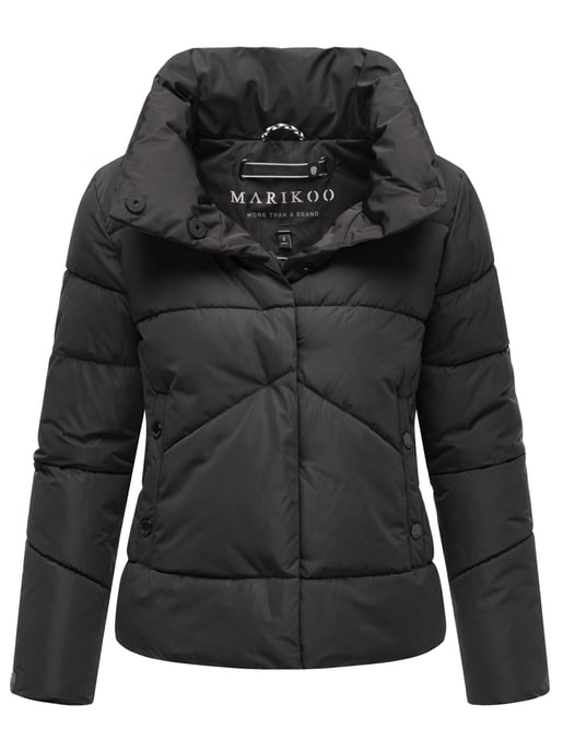 Chaqueta acolchada corta Marikoo con botones a presión – Jalliaa - Image 1