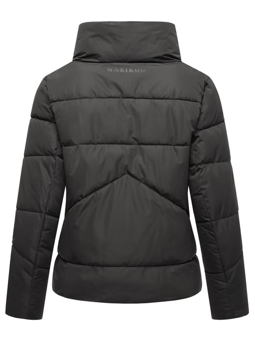 Chaqueta acolchada corta Marikoo con botones a presión – Jalliaa - Image 4