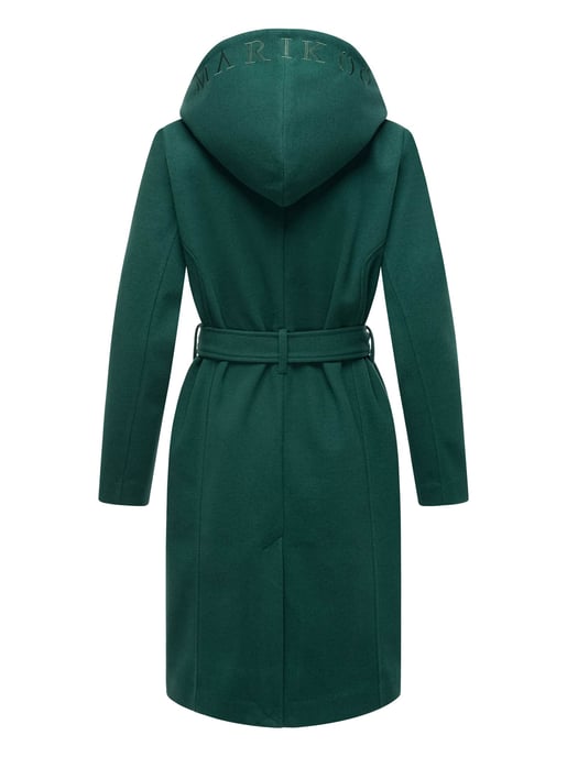 Abrigo cruzado para mujer Marikoo Kailii con capucha - Image 3