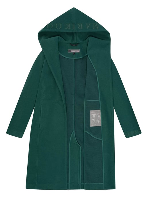 Abrigo cruzado para mujer Marikoo Kailii con capucha - Image 4