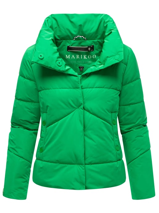 Chaqueta acolchada corta Marikoo con botones a presión – Jalliaa - Image 1
