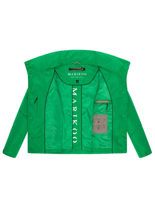 Chaqueta acolchada corta Marikoo con botones a presión – Jalliaa - Image 5