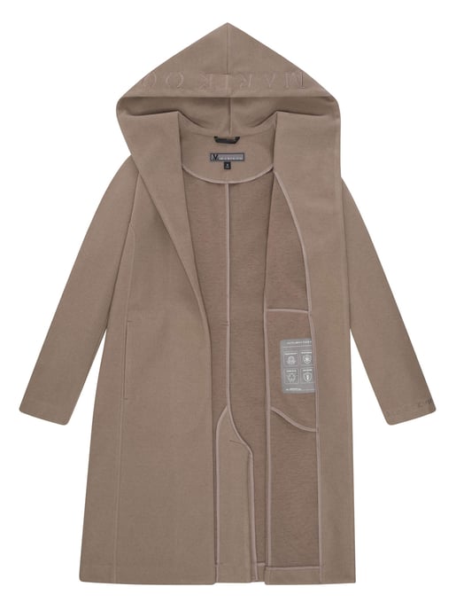 Abrigo cruzado para mujer Marikoo Kailii con capucha - Image 4