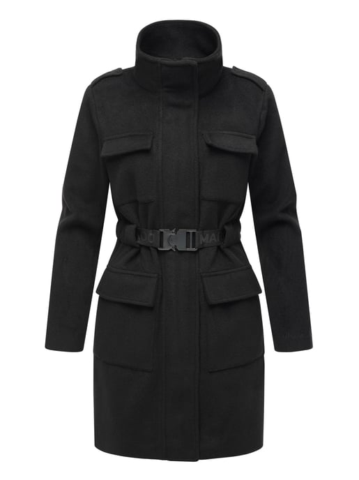 Abrigo de invierno para mujer Marikoo Tanokoo con cinturón elástico - Image 2