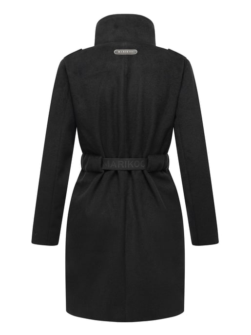 Abrigo de invierno para mujer Marikoo Tanokoo con cinturón elástico - Image 4
