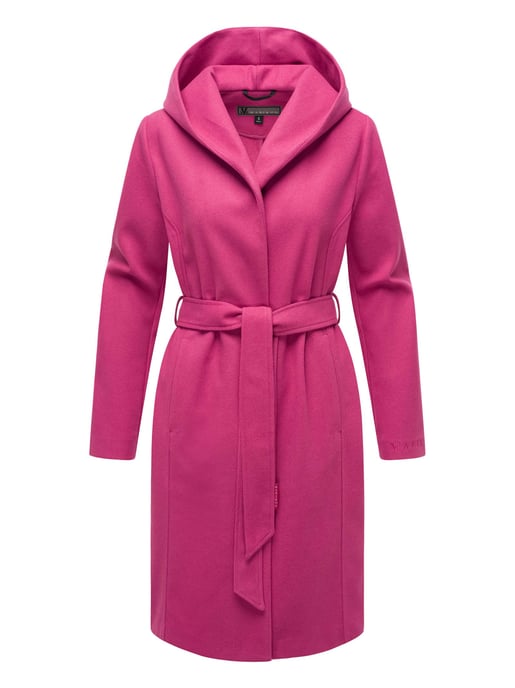 Abrigo cruzado para mujer Marikoo Kailii con capucha - Image 1
