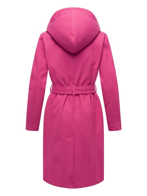 Abrigo cruzado para mujer Marikoo Kailii con capucha - Image 3