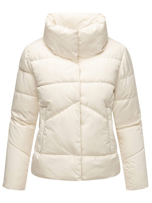 Chaqueta acolchada corta Marikoo con botones a presión – Jalliaa - Image 2