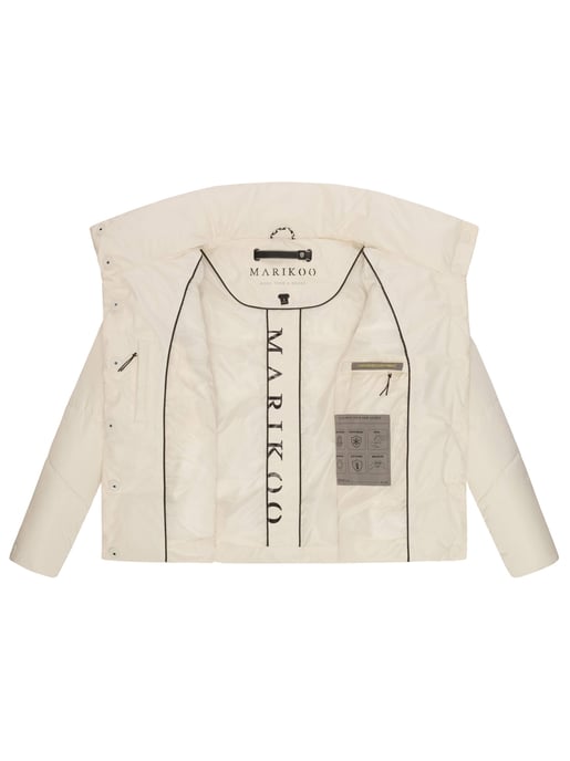 Chaqueta acolchada corta Marikoo con botones a presión – Jalliaa - Image 5