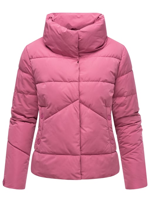 Chaqueta acolchada corta Marikoo con botones a presión – Jalliaa - Image 2