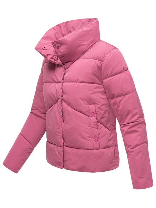 Chaqueta acolchada corta Marikoo con botones a presión – Jalliaa - Image 3