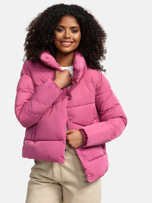 Chaqueta acolchada corta Marikoo con botones a presión – Jalliaa - Image 6