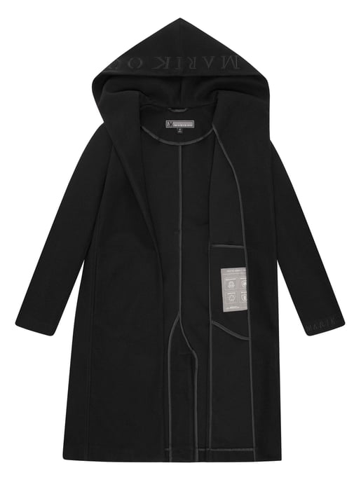 Abrigo cruzado para mujer Marikoo Kailii con capucha - Image 4