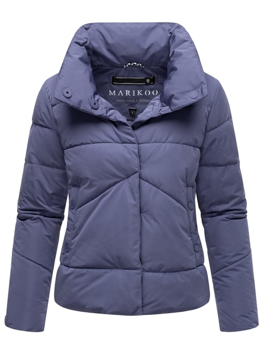 Chaqueta acolchada corta Marikoo con botones a presión – Jalliaa - Image 1
