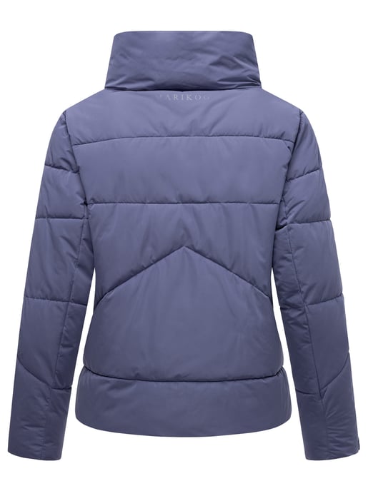 Chaqueta acolchada corta Marikoo con botones a presión – Jalliaa - Image 4