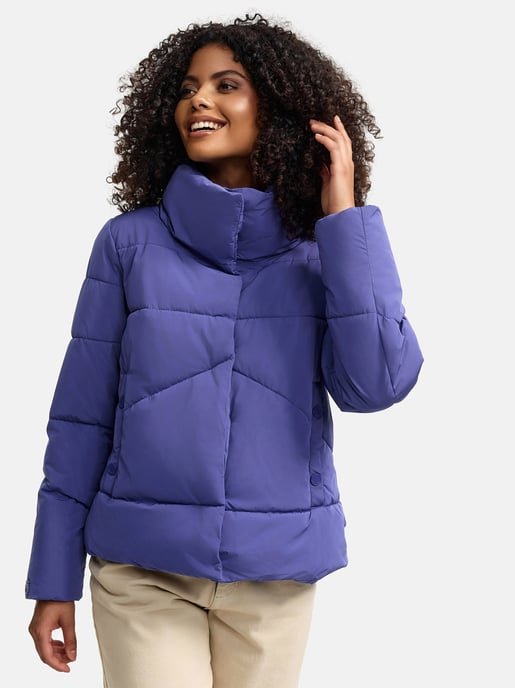 Chaqueta acolchada corta Marikoo con botones a presión – Jalliaa - Image 6